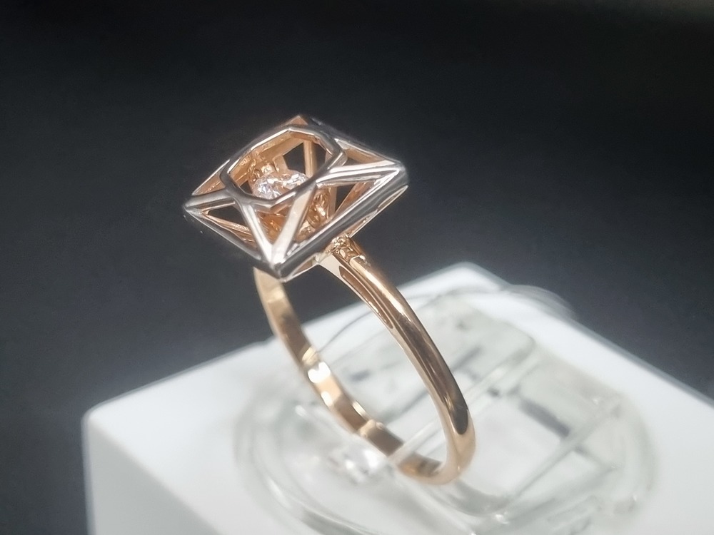 КОЛЬЦО С КАМНЕМ (Au 585)