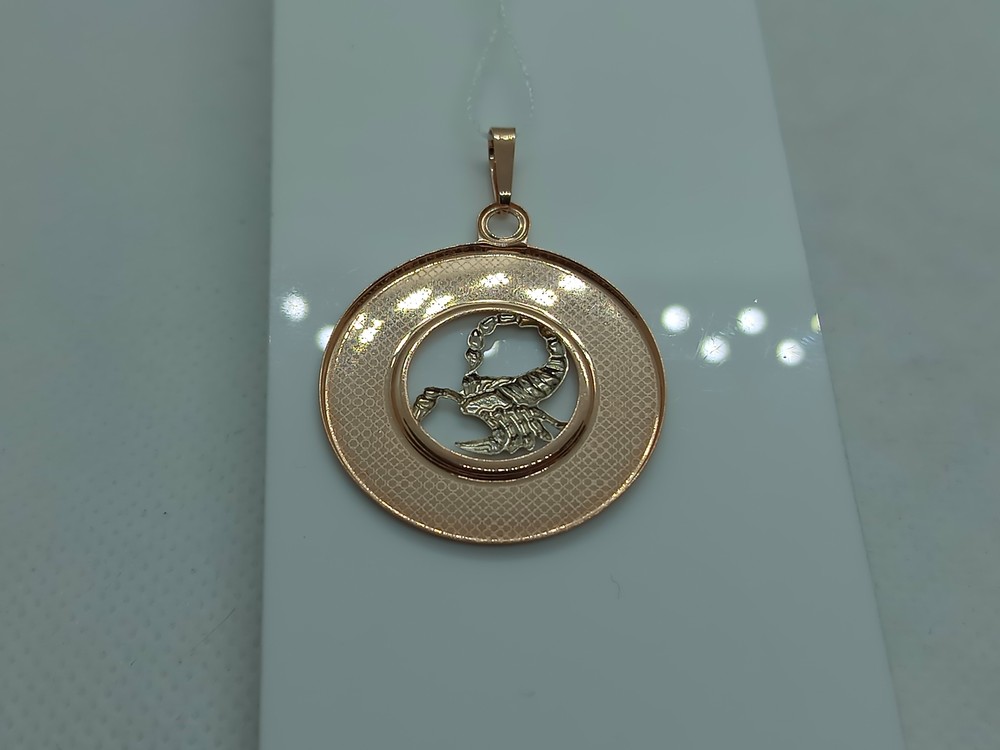 КрБПАскр ПОДВЕСКА ЗНАК ЗОДИАКА СКОРПИОН (Au 585)