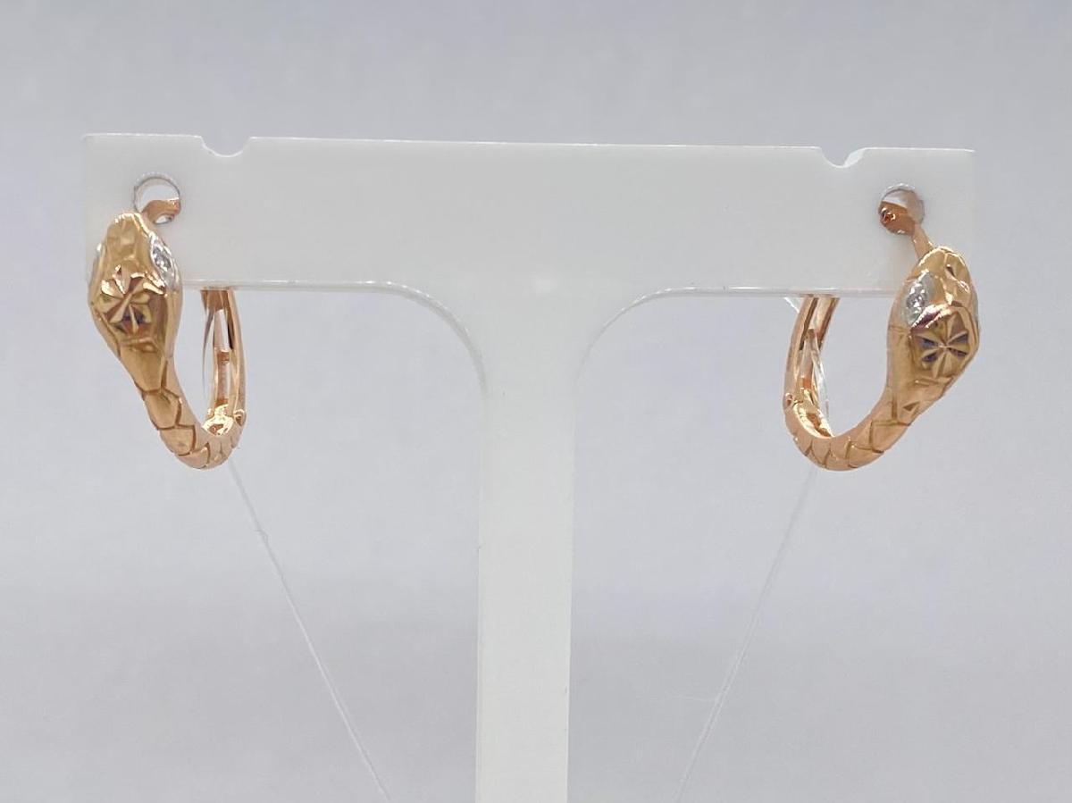 СЕРЬГИ С КАМНЯМИ (Au 585)