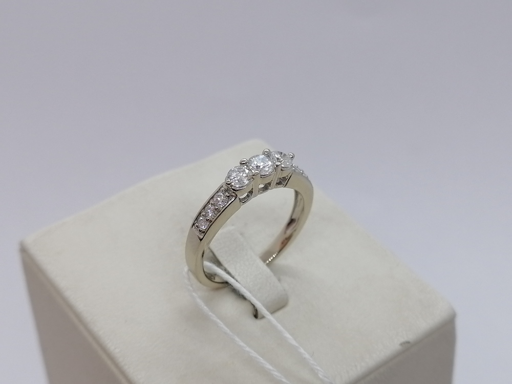 КОЛЬЦО БРИЛЛИАНТ Au 585