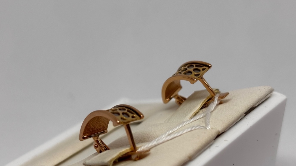 СЕРЬГИ БЕЗ КАМНЯ (Au 585)