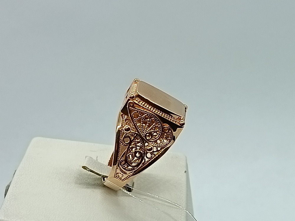 КОЛЬЦО ПЕЧАТКА без камня (Au 585)