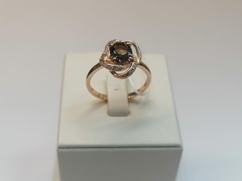 КОЛКМИ585 КОЛЬЦО С КАМНЯМИ (Au 585)