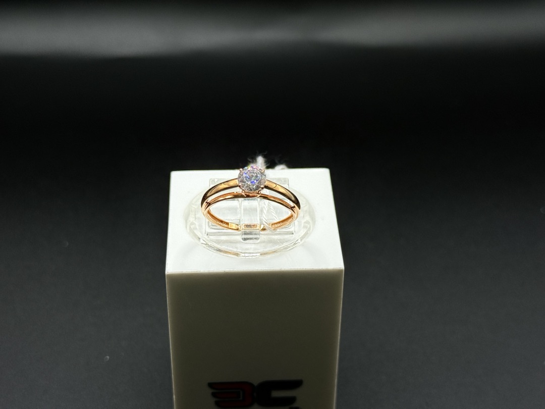 КОЛКМ585 КОЛЬЦО С КАМНЕМ (Au 585)