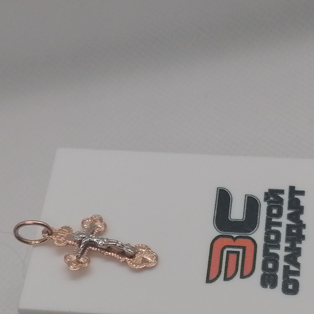 810-00014-10-00-00-02 ПОДВЕСКА КРЕСТ (Au 585)