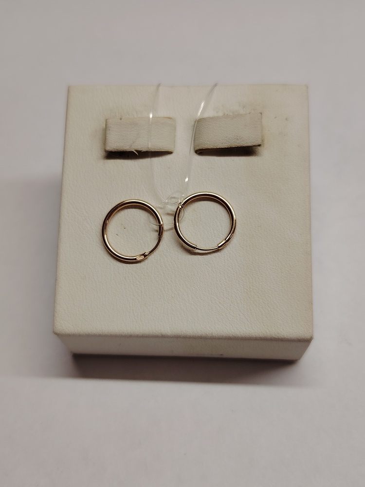 СЕРЬГИ КОНГО без камня (Au 585)