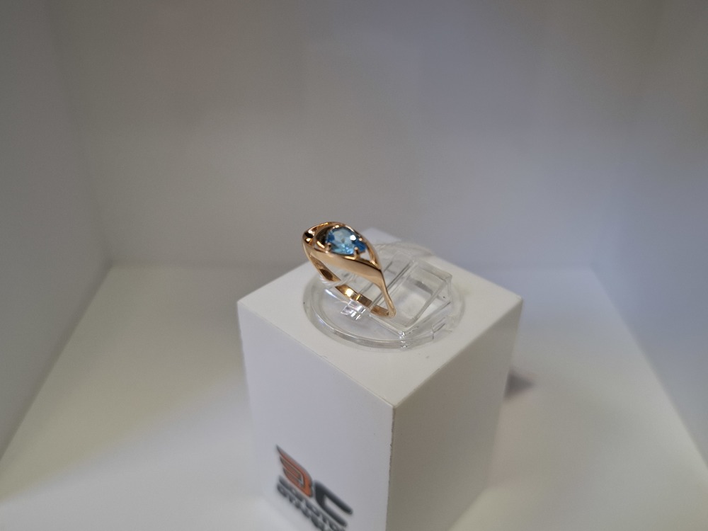 КОЛКМ585 КОЛЬЦО С КАМНЕМ (Au 585)