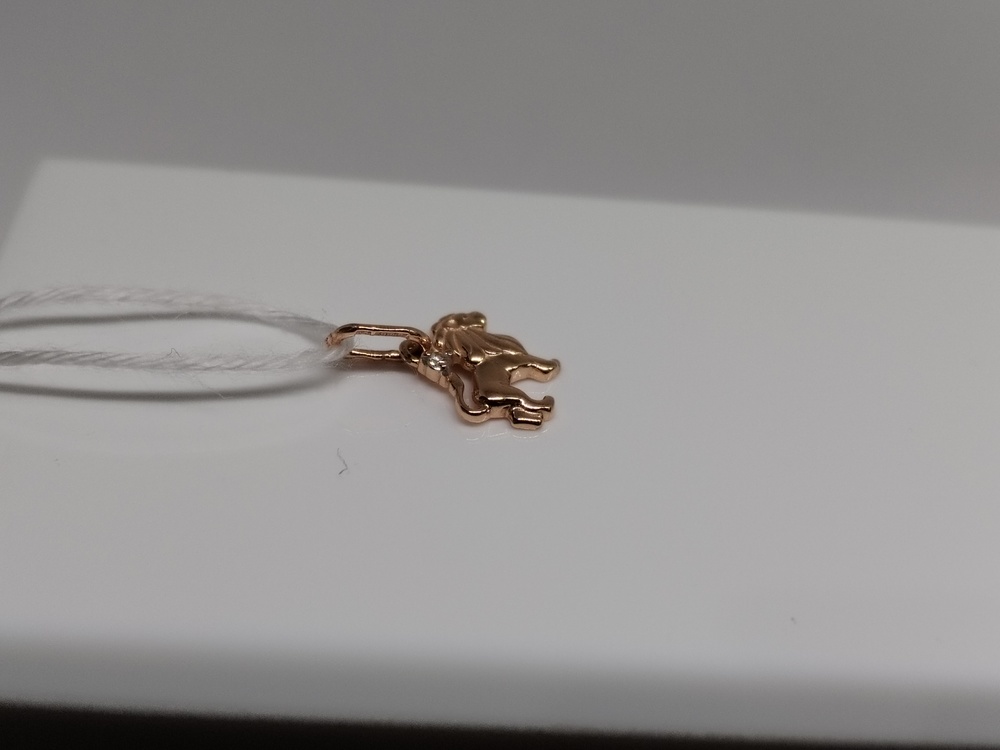 ПОДВЕСКА ЗНАК ЗОДИАКА ЛЕВ Au 585