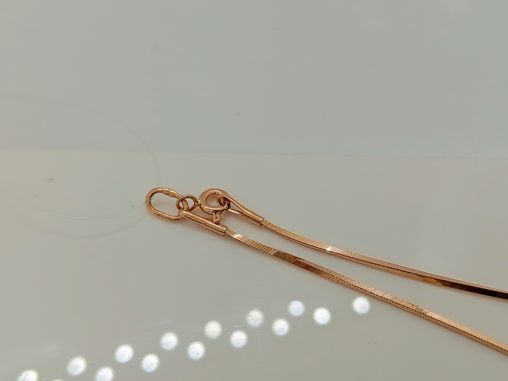 ЦЕПЬ ПОЛНОВЕСНАЯ Жгут(снейк) (Au 585)