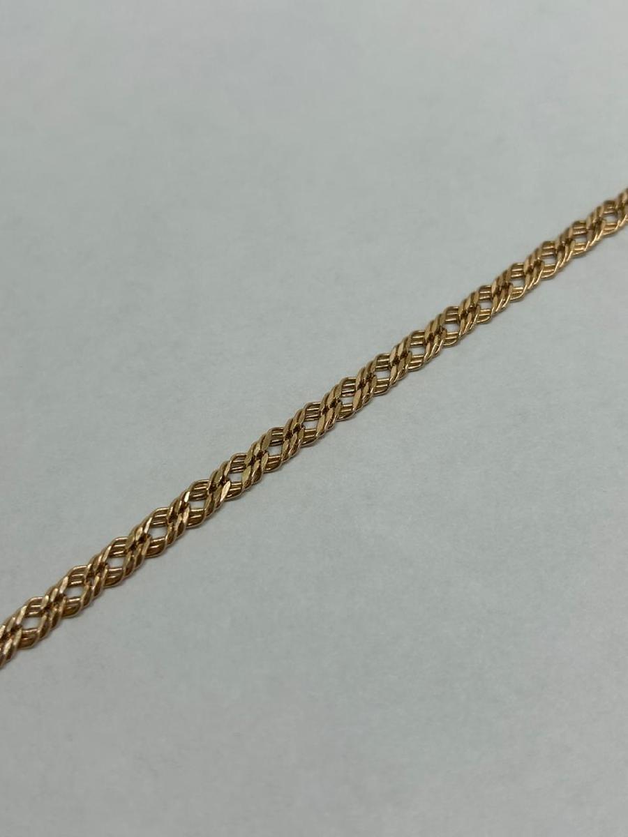 615505022 БРАСЛЕТ ПУСТОТЕЛЫЙ (Au 585)