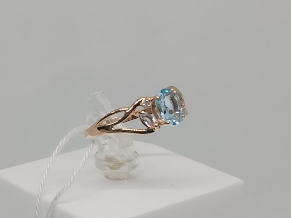 КОЛКМИ585 КОЛЬЦО С КАМНЯМИ (Au 585)