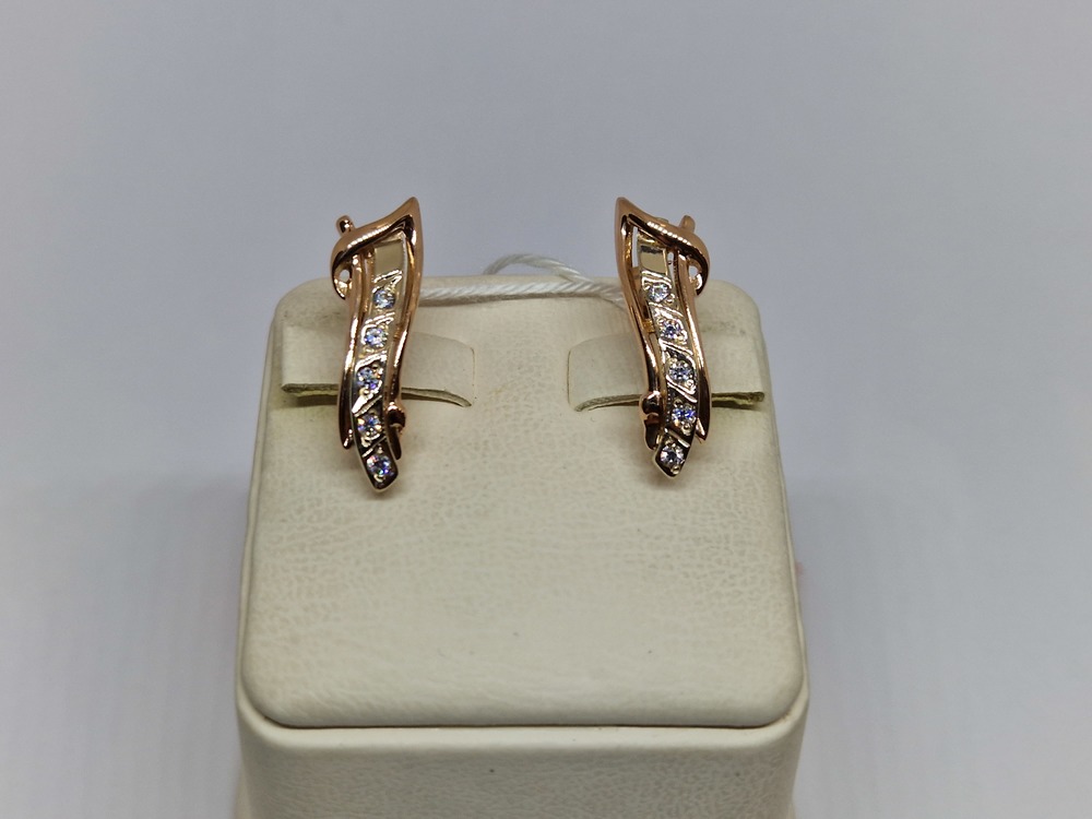СКМИ585 СЕРЬГИ С КАМНЯМИ (Au 585) СКМИ585 СЕРЬГИ С КАМНЯМИ (Au 585)