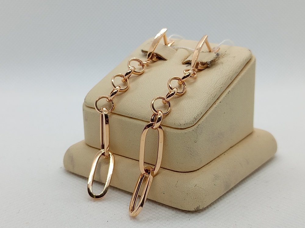 СЕРЬГИ БЕЗ КАМНЯ (Au 585)