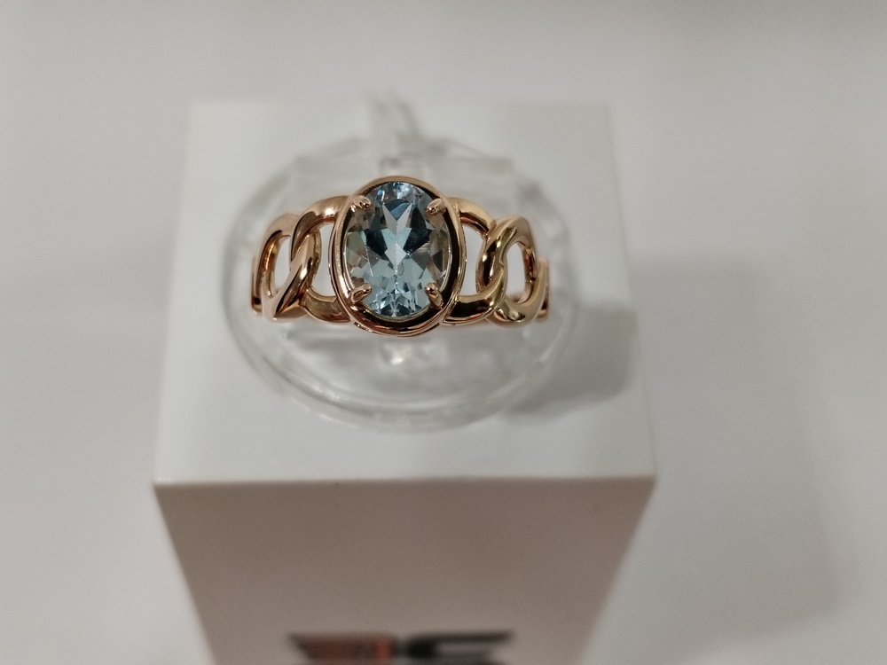 КОЛКМ585 КОЛЬЦО С КАМНЕМ (Au 585)