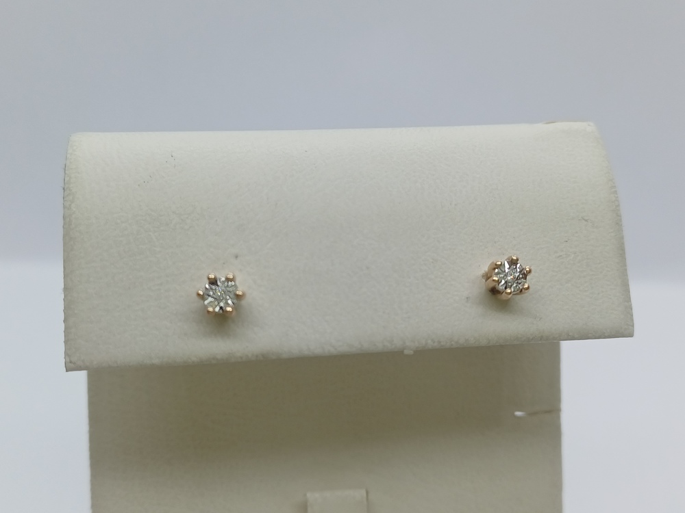 СЕРЬГИ БРИЛЛИАНТ (Au 585)