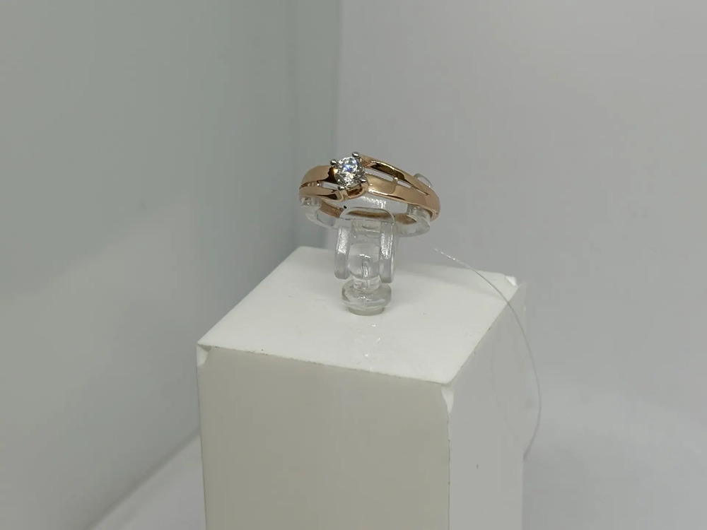 КОЛЬЦО С КАМНЕМ (Au 585)