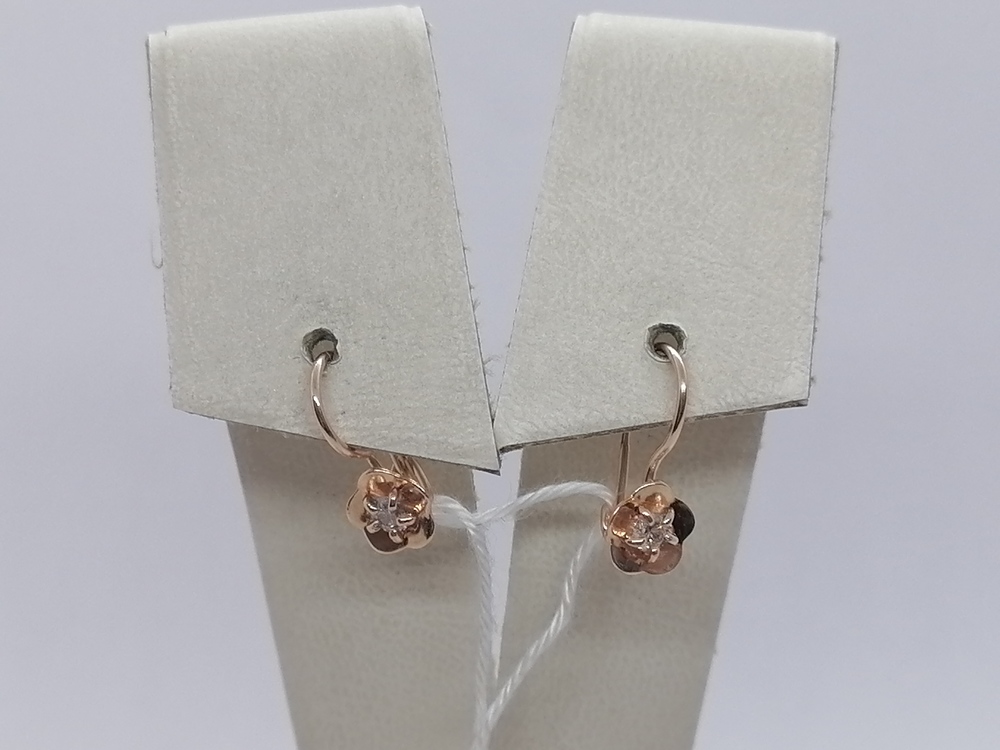 СЕРЬГИ БРИЛЛИАНТ (Au 585)