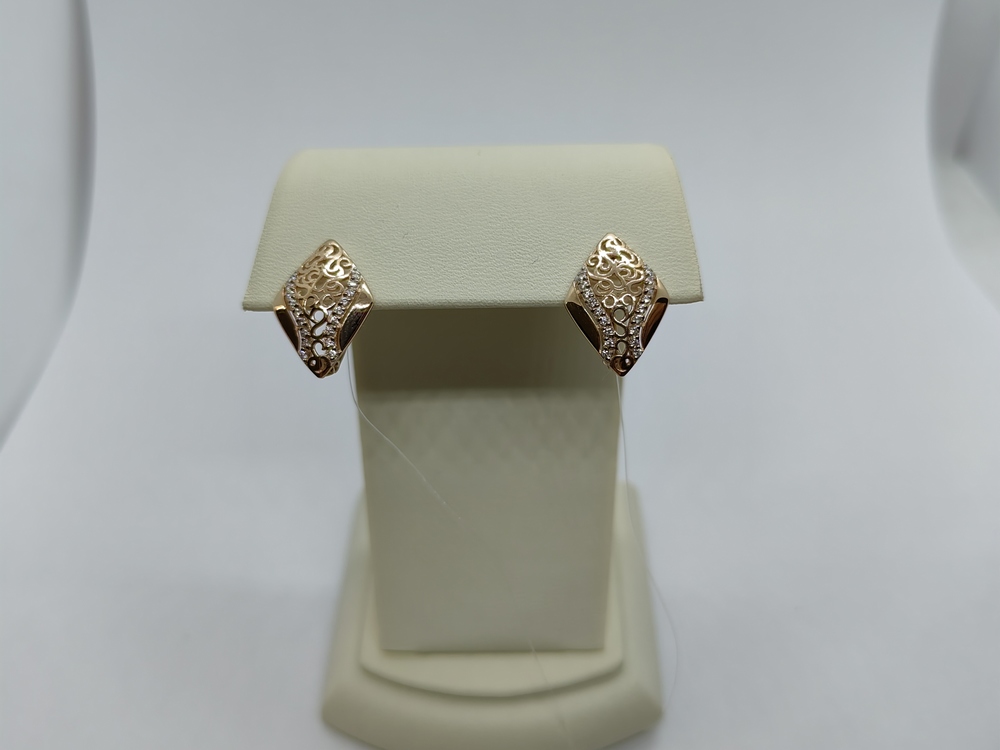 СЕРЬГИ С КАМНЯМИ (Au 585)