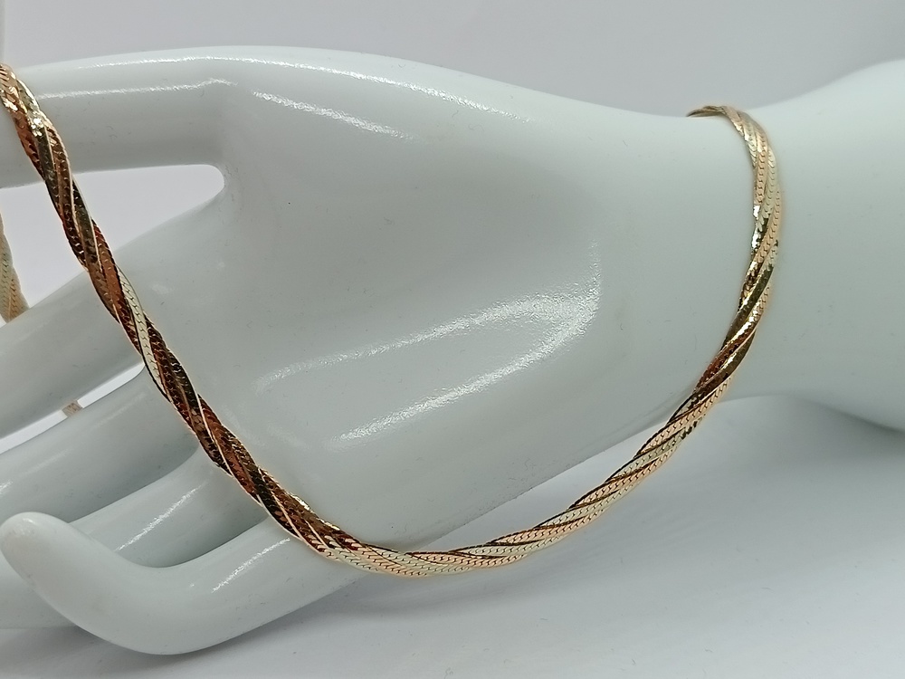 ЦЕПЬ ПОЛНОВЕСНАЯ Косичка(париджина) (Au 585)