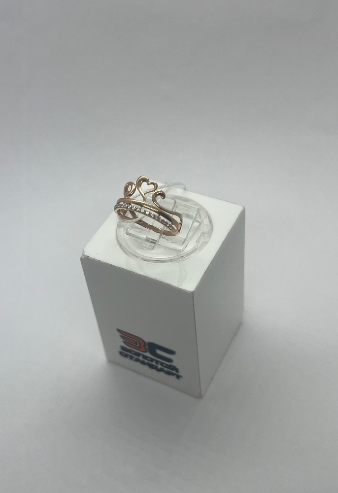 КОЛКМИ585 КОЛЬЦО С КАМНЯМИ (Au 585)