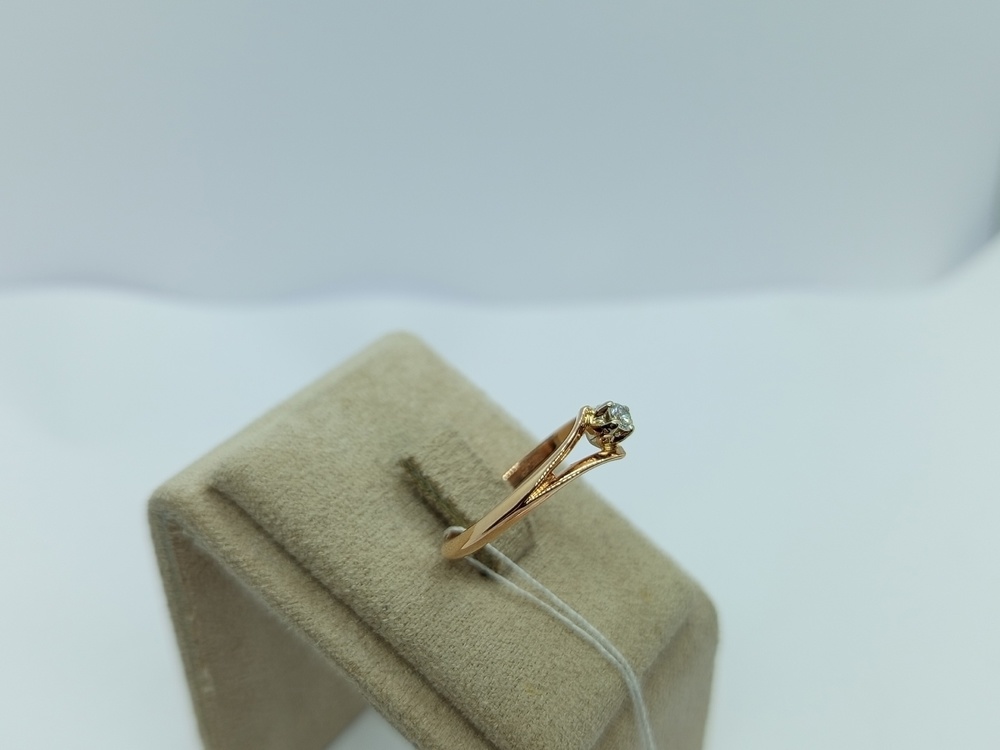 КОЛЬЦО БРИЛЛИАНТ Au 585