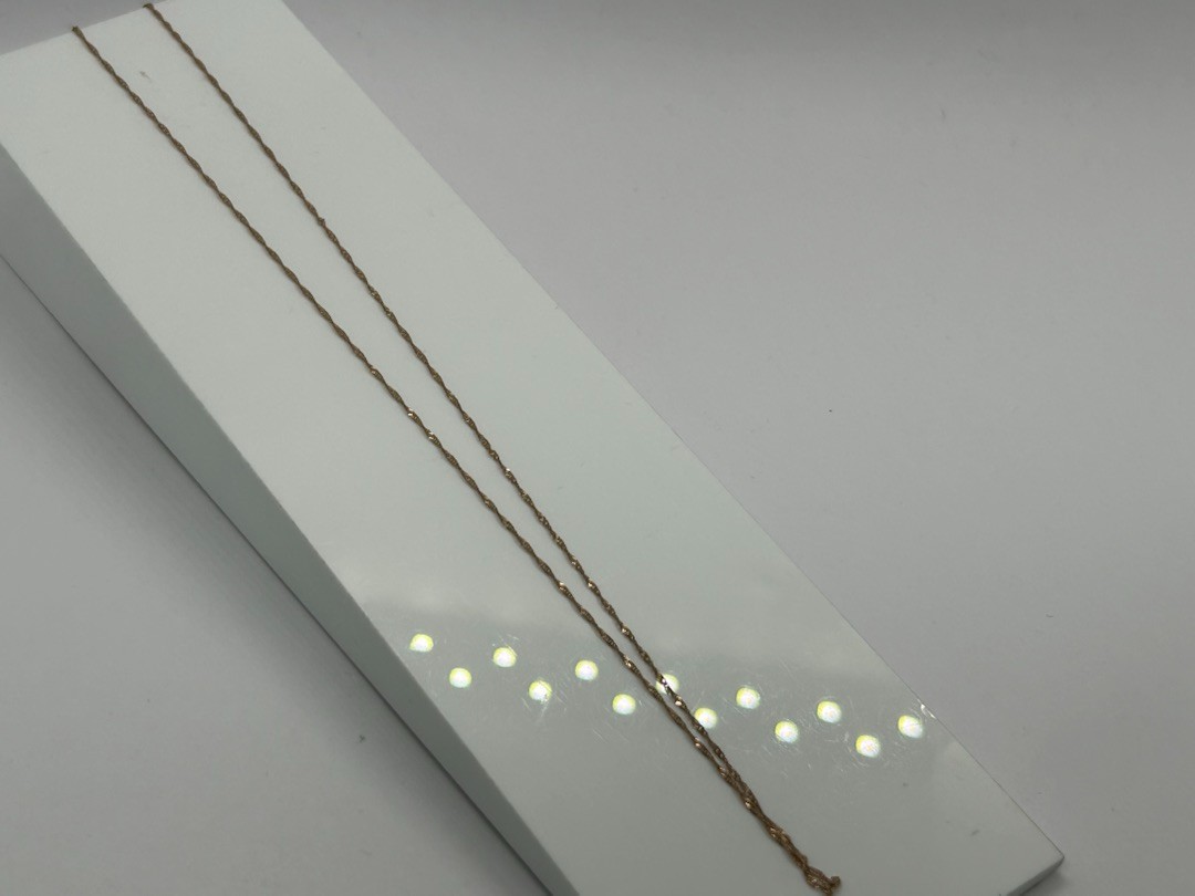 ЦЕПЬ ПУСТОТЕЛАЯ Сингапур (Au 585)