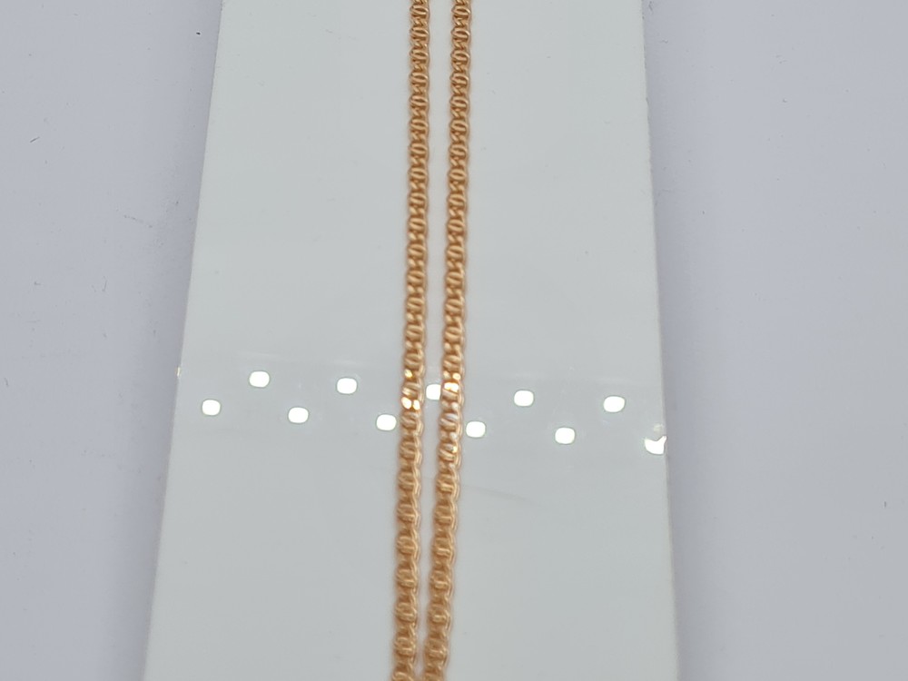 ЦЕПЬ ПУСТОТЕЛАЯ Птичий глаз(глаз пантеры) (Au 585)