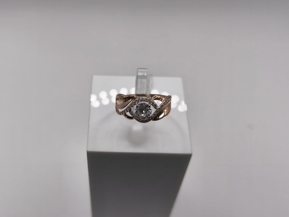 КОЛКМИ585 КОЛЬЦО С КАМНЯМИ (Au 585)