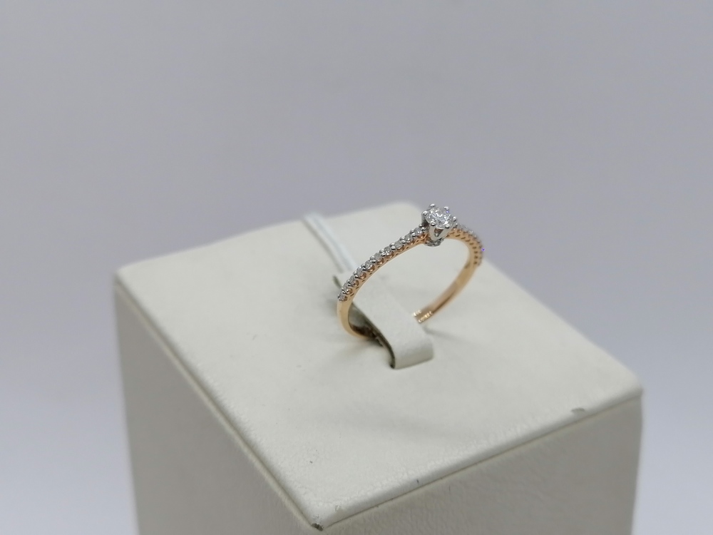 КОЛЬЦО БРИЛЛИАНТ Au 585