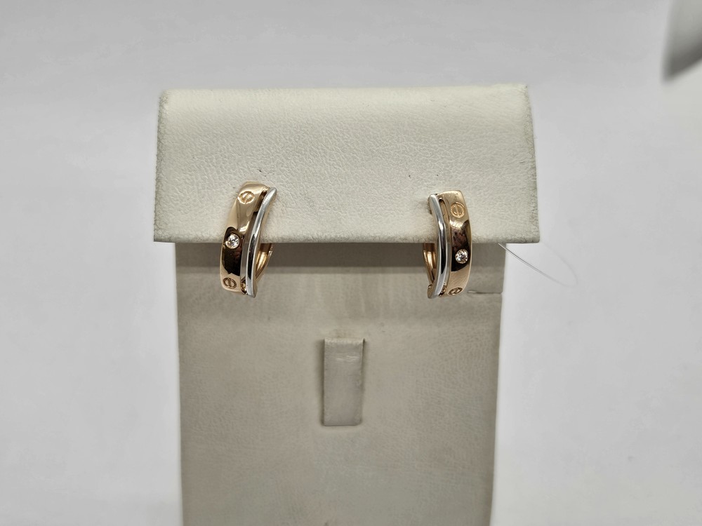 СЕРЬГИ С КАМНЕМ (Au 585)