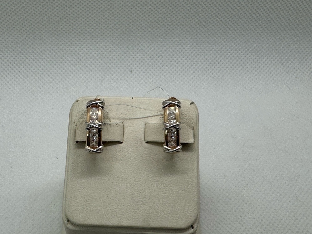 СЕРЬГИ С КАМНЯМИ (Au 585)