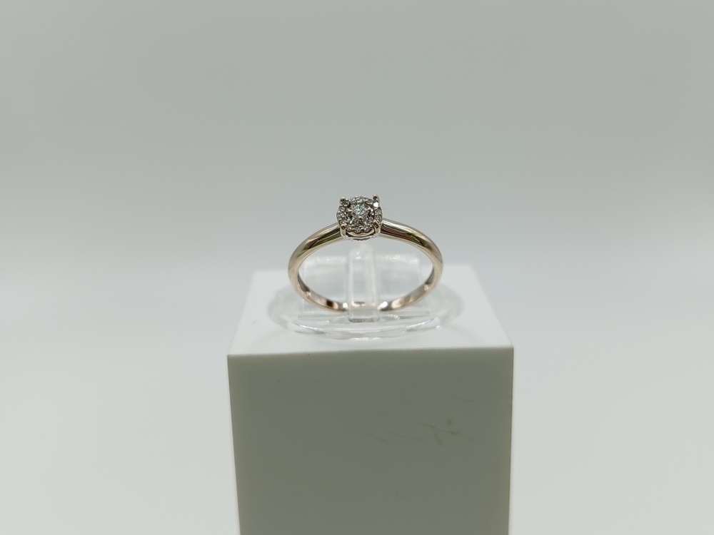 КОЛЬЦО БРИЛЛИАНТ Au 585