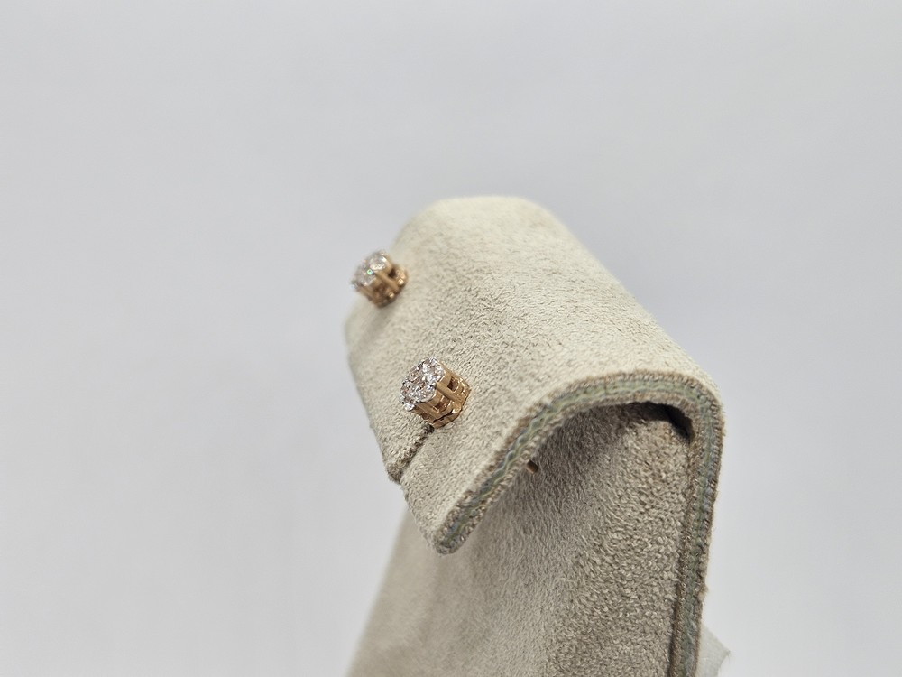 СКМИ585 СЕРЬГИ С КАМНЯМИ (Au 585)