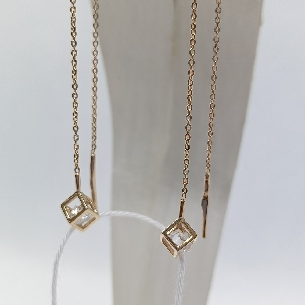 СПРО585 СЕРЬГИ ПРОДЕВКИ (Au 585)