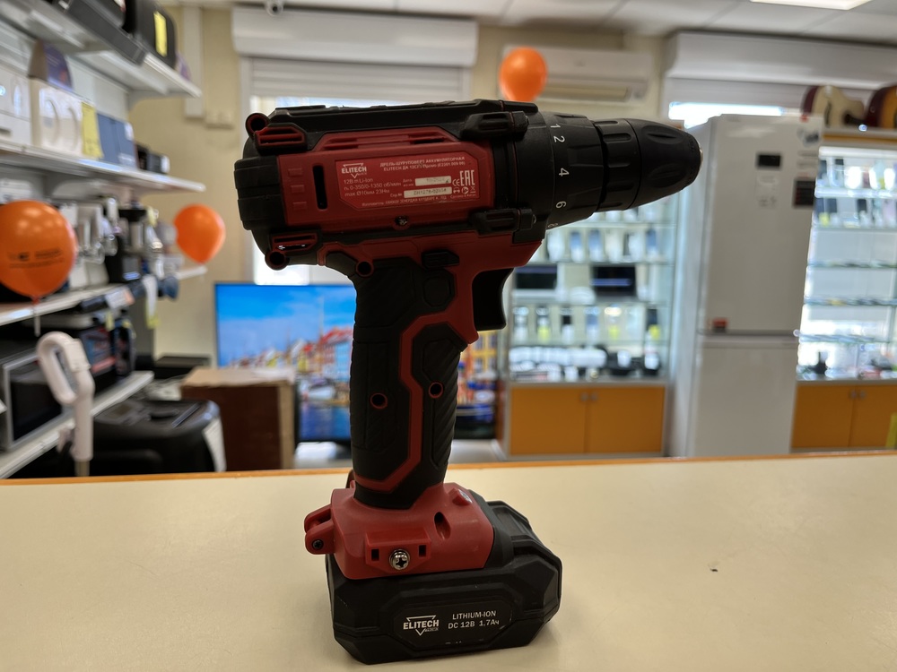 Шуруповерт Elitech ДА 12СЛ2 ПРОМО;