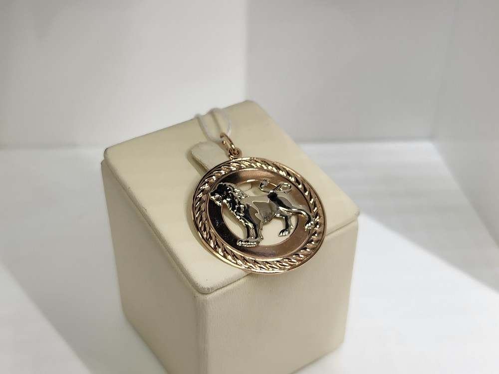 ПОДВЕСКА ЗНАК ЗОДИАКА ЛЕВ Au 585