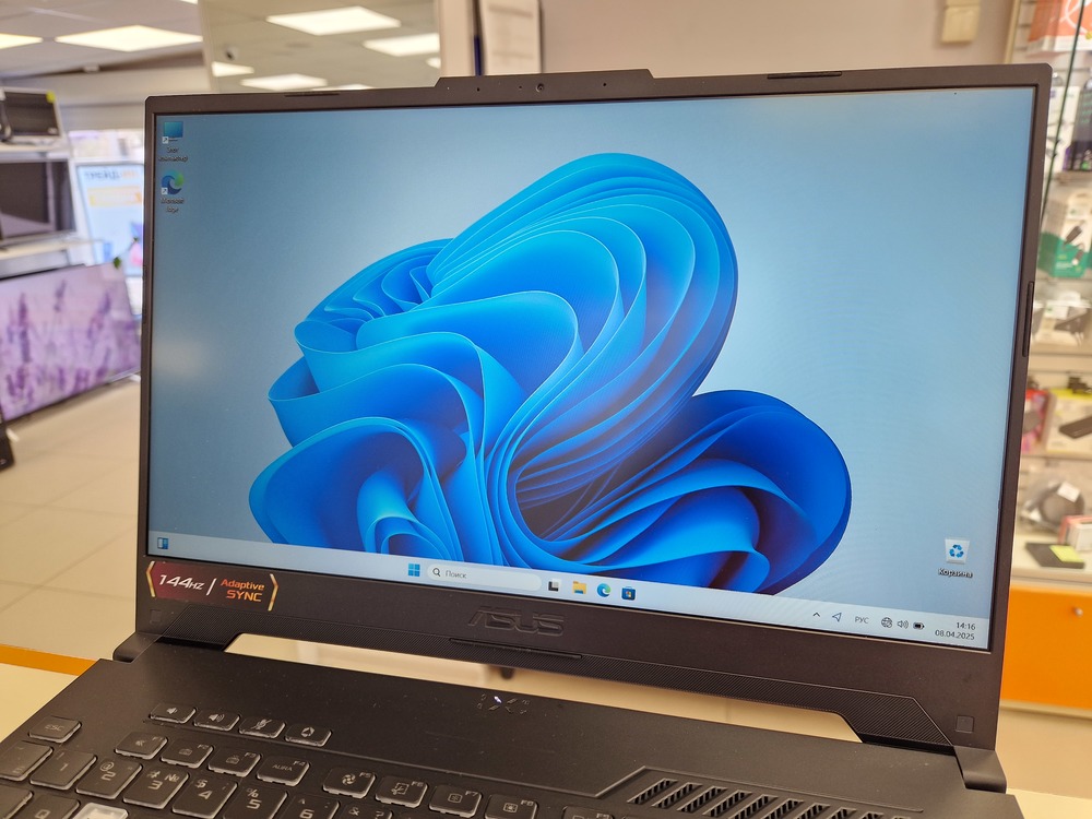 Ноутбук ASUS; Core i5-12500H, GeForce RTX 3050, 4 Гб, 500 Гб, Нет