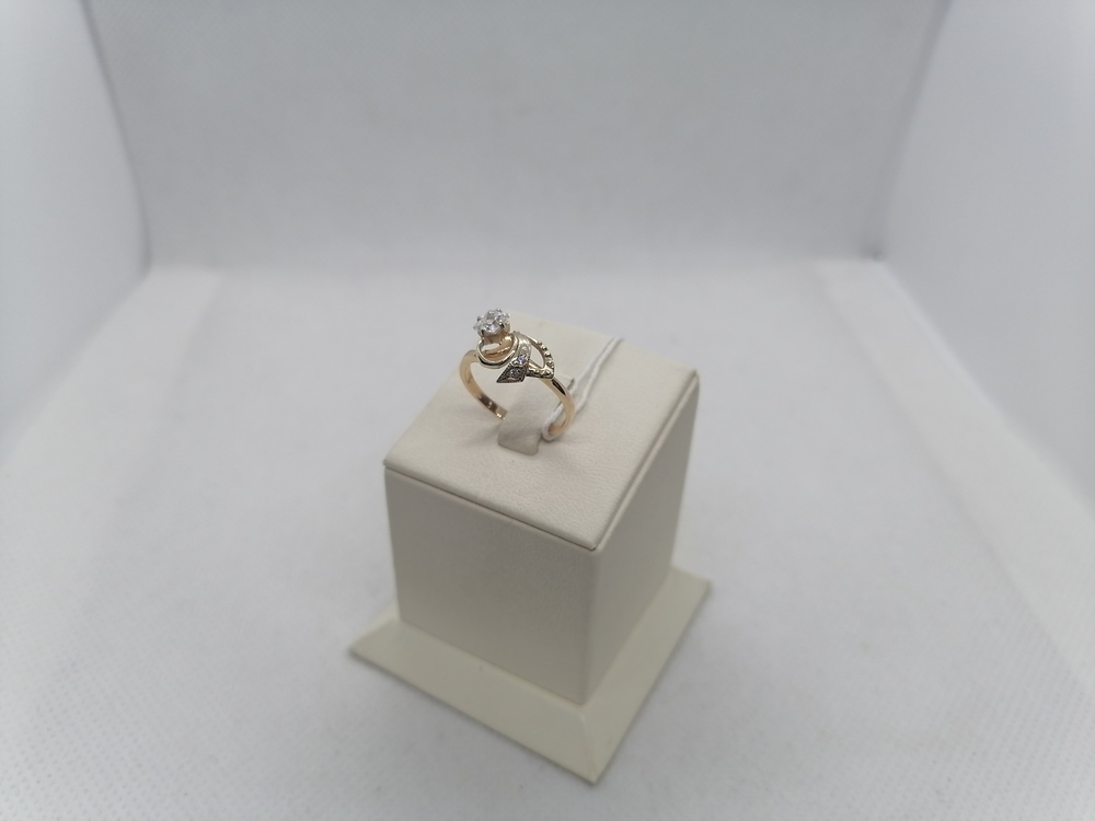 КОЛКМИ585 КОЛЬЦО С КАМНЯМИ (Au 585)