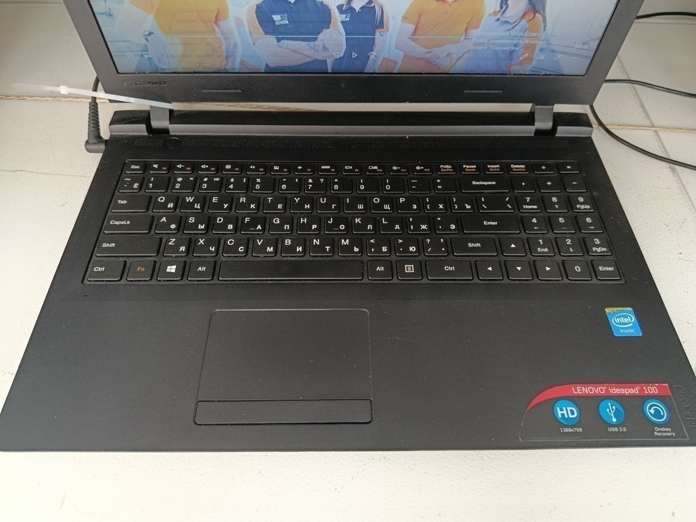 Ноутбук Lenovo Ideapad 100-15Iby; Celeron N2840, Нет, 2 Гб, Нет, 500 Гб