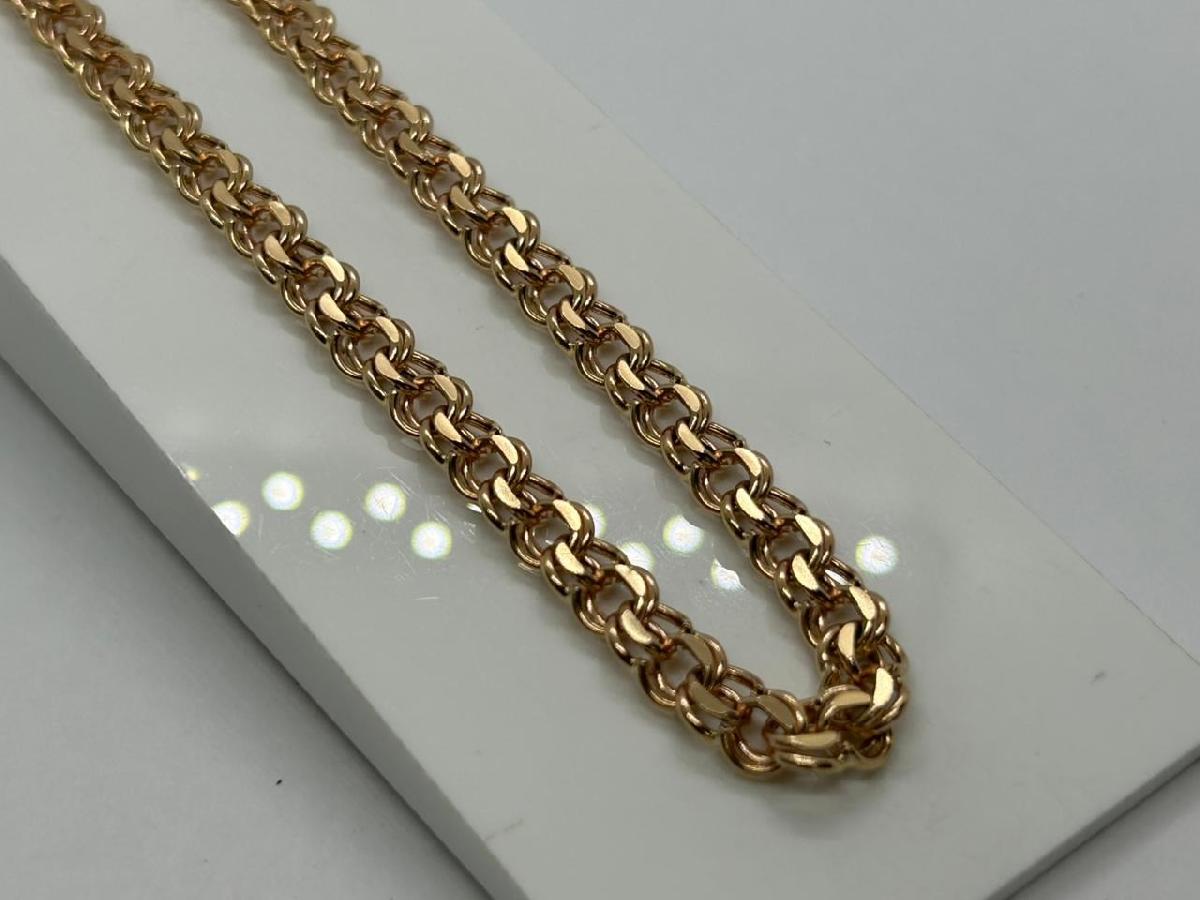 ЦПБС585 ЦЕПЬ ПУСТОТЕЛАЯ Бисмарк (Au 585)