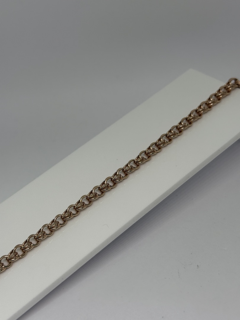 БРАСЛЕТ ПУСТОТЕЛЫЙ Бисмарк (Au 585)