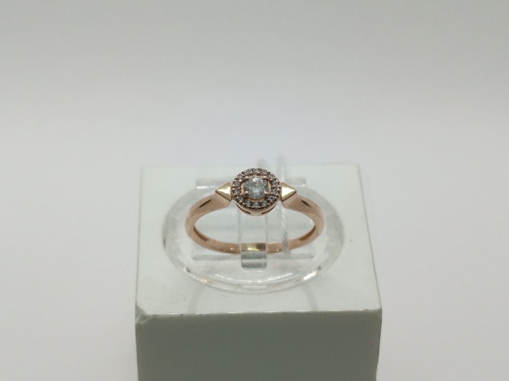 КОЛКМИ585 КОЛЬЦО С КАМНЯМИ (Au 585)