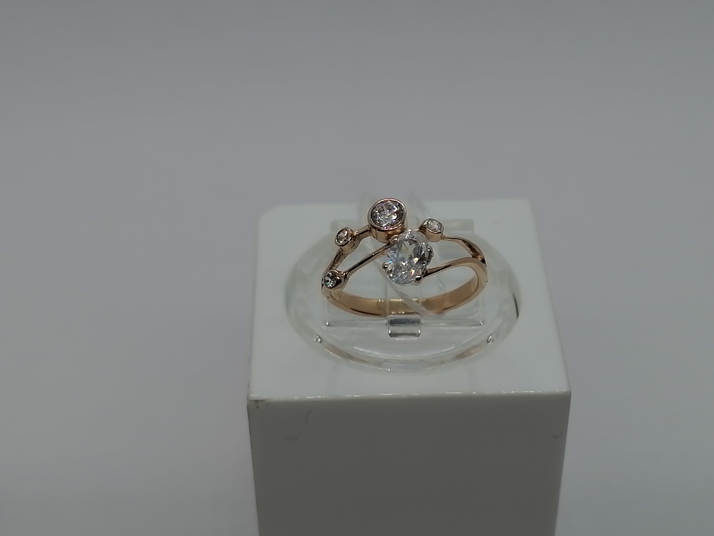 КОЛКМИ585 КОЛЬЦО С КАМНЯМИ (Au 585)