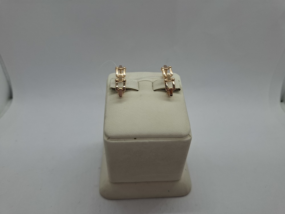СЕРЬГИ БЕЗ КАМНЯ (Au 585)