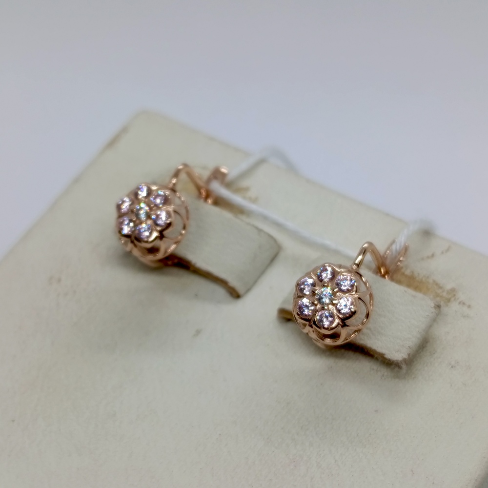 СЕРЬГИ С КАМНЯМИ (Au 585)