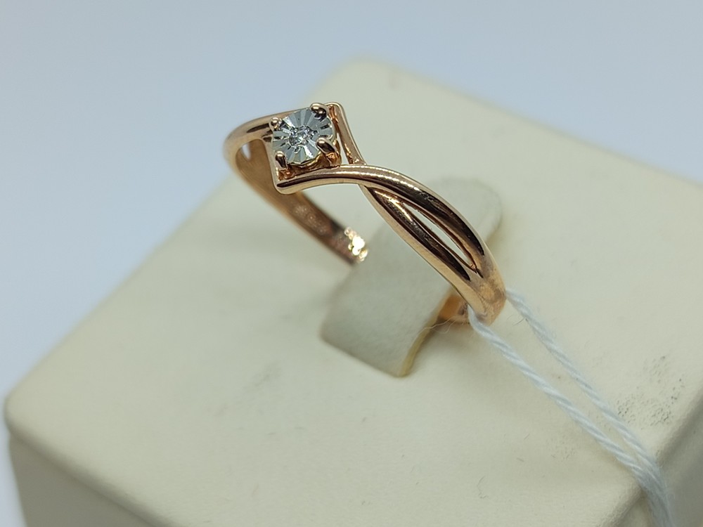 КОЛЬЦО БРИЛЛИАНТ Au 585