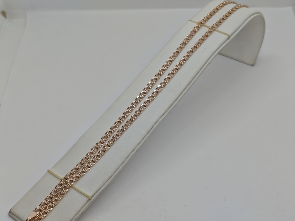 ЦЕПЬ ПУСТОТЕЛАЯ Бисмарк (Au 585)