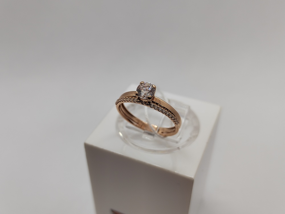 КОЛКМИ585 КОЛЬЦО С КАМНЯМИ (Au 585)