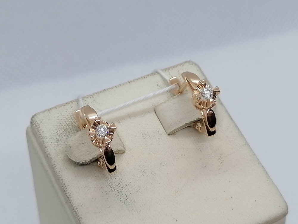 СЕРЬГИ БРИЛЛИАНТ (Au 585)