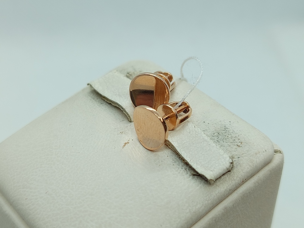 СПУС585 СЕРЬГИ ПУСЕТЫ (Au 585)